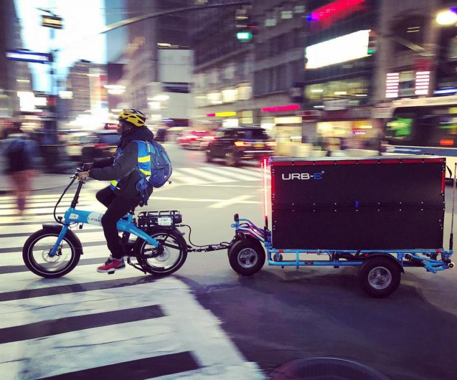 URB-E Joins the Urban Freight Lab